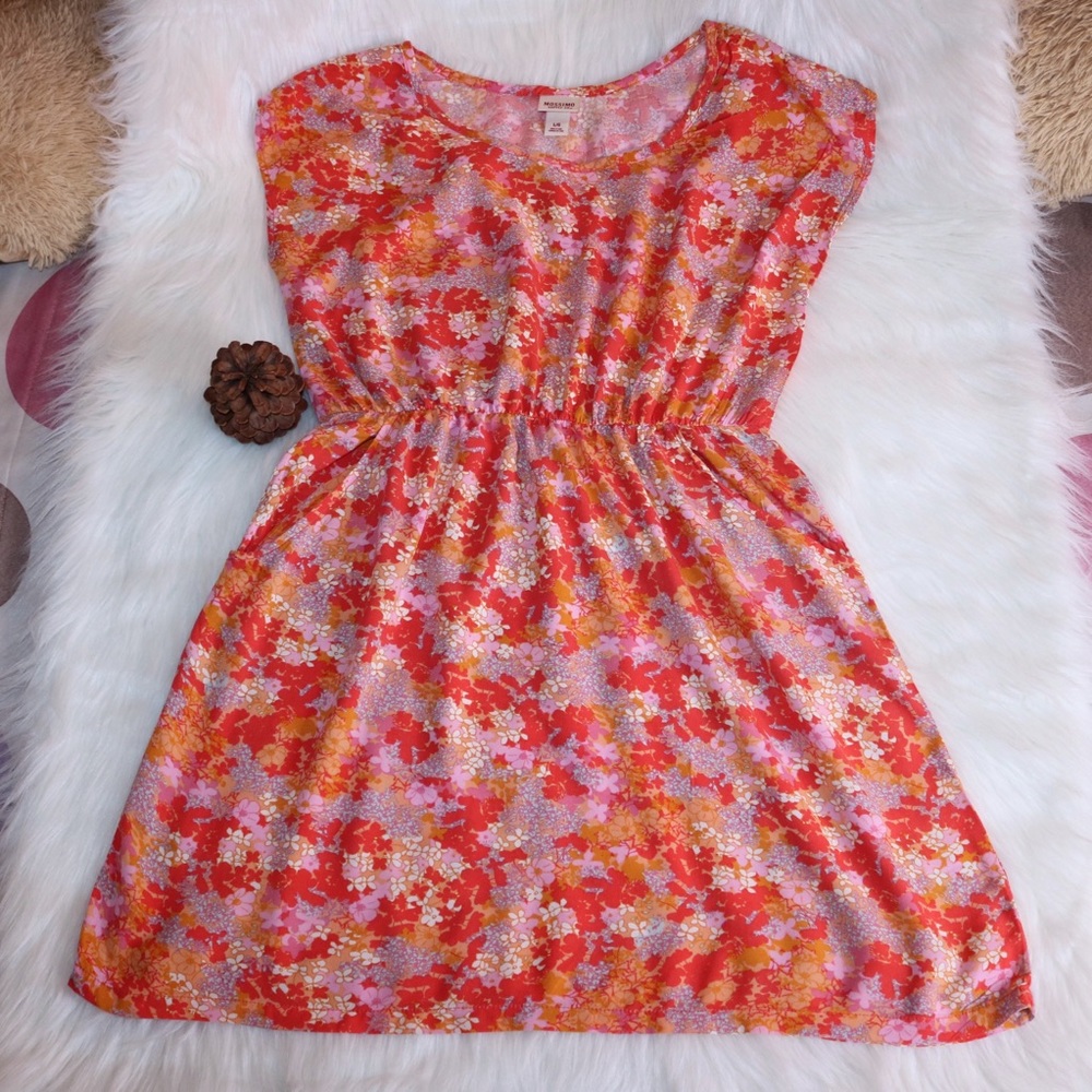 Orange Missimo Floral Dress